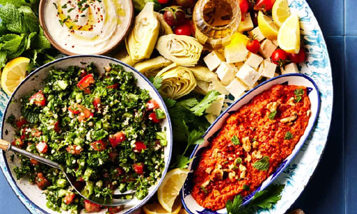 Greek Mezze Plate Classic - Authentic Greek Tasting Platter